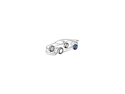 Frozen Rotors Slotted Rotor; Rear Driver Side (18-25 Jeep Wrangler JL w/ 328mm Solid Rear Rotors)
