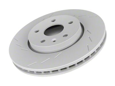 Frozen Rotors Slotted Rotor; Rear Passenger Side (07-18 Jeep Wrangler JK)