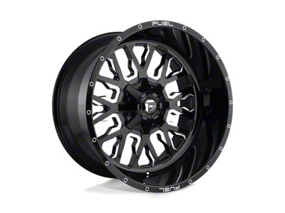 Fuel Wheels Stroke Gloss Black Milled 6-Lug Wheel; 17x9; 1mm Offset (16-23 Tacoma)