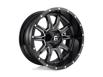Fuel Wheels Vandal Gloss Black Milled 6-Lug Wheel; 18x9; 1mm Offset (16-23 Tacoma)