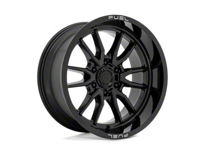 Fuel Wheels Clash Gloss Black 6-Lug Wheel; 20x10; -18mm Offset (21-25 Bronco, Excluding Raptor)