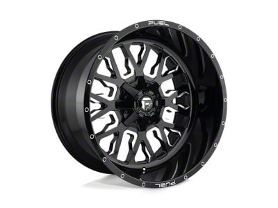 Fuel Wheels Stroke Gloss Black Milled 6-Lug Wheel; 20x9; 1mm Offset (22-25 Bronco Raptor)