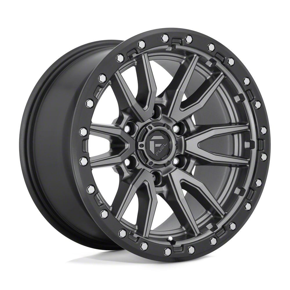 Fuel Wheels Bronco Rincon Gloss Black Milled 6-Lug Wheel Fuel Wheels Bronco Rincon Gloss Black Milled 6-Lug Wheel