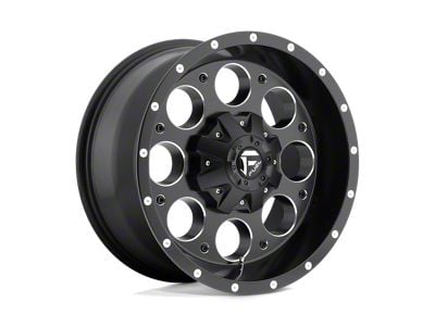 Fuel Wheels Revolver Matte Black Milled 6-Lug Wheel; 16x8; 1mm Offset (21-25 Bronco, Excluding Raptor)