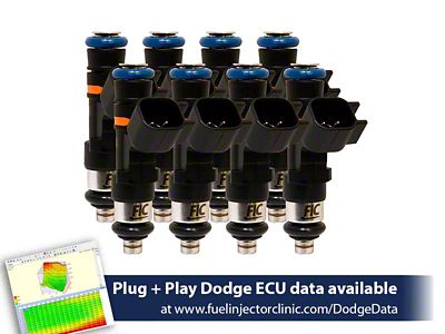 Fuel Injector Clinic High-Z Impedance Fuel Injectors; 525cc (06-21 V8 HEMI Jeep Grand Cherokee WK & WK2)
