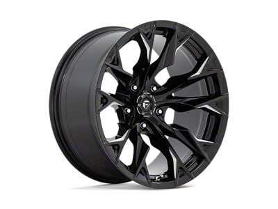 Fuel Wheels Flame Gloss Black Milled Wheel; 20x10; -18mm Offset (20-25 Jeep Gladiator JT)