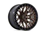 Fuel Wheels Sigma Matte Bronze with Matte Black Lip Wheel; 17x9; -12mm Offset (20-26 Jeep Gladiator JT)