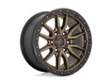 Fuel Wheels Rebel Matte Bronze with Black Bead Ring Wheel; 20x9; 1mm Offset (05-10 Jeep Grand Cherokee WK)