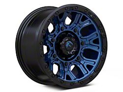 Fuel Wheels Stroke Gloss Black with Blue Tinted Clear Wheel; 18x9; -12mm Offset (05-10 Jeep Grand Cherokee WK)