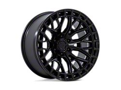 Fuel Wheels Sigma Blackout with Gloss Black Lip Wheel; 20x10; -18mm Offset (11-21 Jeep Grand Cherokee WK2)