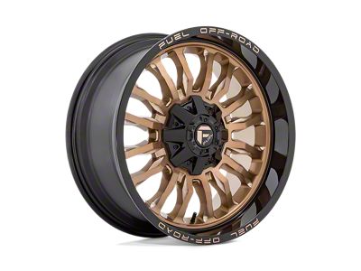 Fuel Wheels Arc Platinum Bronze with Black Lip Wheel; 20x9; 1mm Offset (22-25 Jeep Grand Cherokee WL)