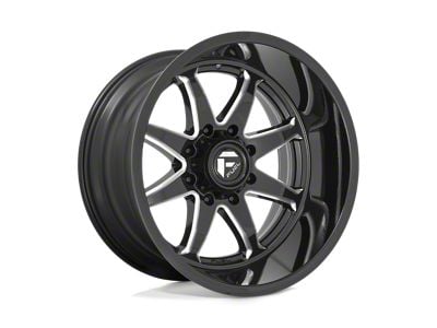 Fuel Wheels Hammer Gloss Black Milled Wheel; 20x9; 1mm Offset (22-25 Jeep Grand Cherokee WL)