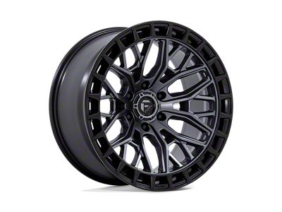 Fuel Wheels Sigma Matte Gunmetal with Matte Black Lip Wheel; 20x10; -18mm Offset (22-25 Jeep Grand Cherokee WL)