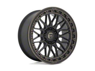 Fuel Wheels Trigger Matte Black with Dark Tint Wheel; 17x9; 1mm Offset (18-25 Jeep Wrangler JL)