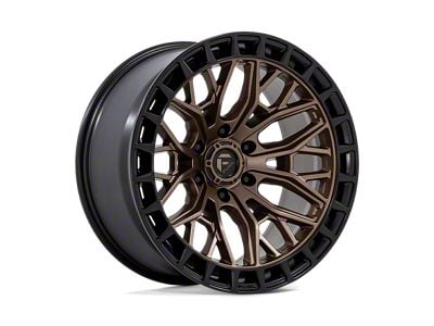 Fuel Wheels Sigma Matte Bronze with Matte Black Lip 6-Lug Wheel; 22x9.5; 18mm Offset (24-25 Tacoma)