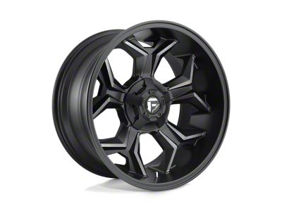 Fuel Wheels Avenger Matte Black with Double Dark Tint 5-Lug Wheel; 20x9; 1mm Offset (14-21 Tundra)