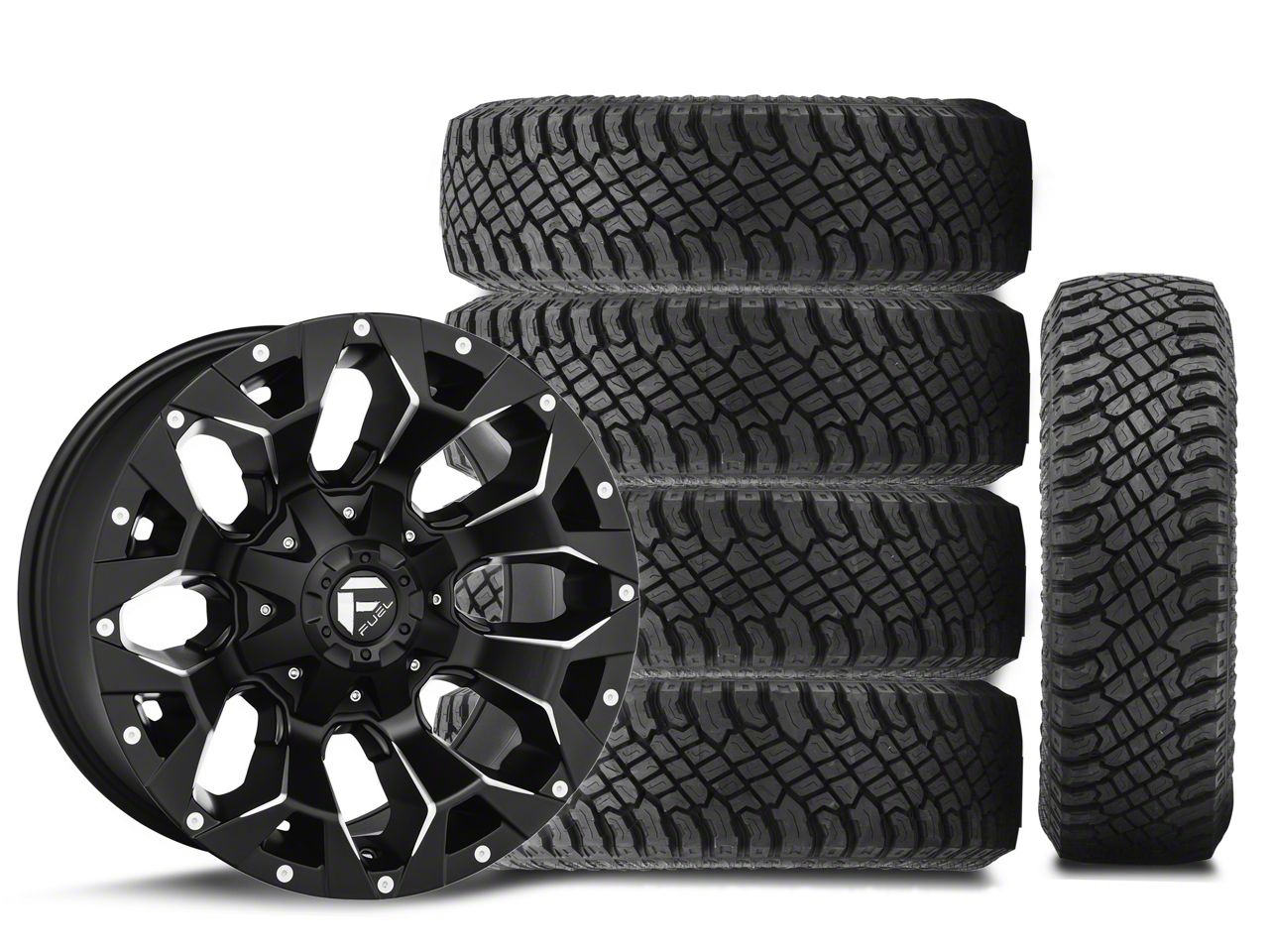 XF Offroad Jeep Wrangler XF-240 Gloss Black and Brushed