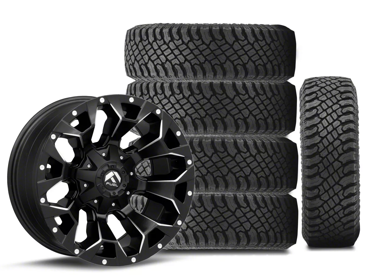 XF Offroad Jeep Wrangler XF-232 Gloss Black and Machined