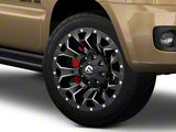 Fuel Wheels Assault Satin Black Milled 6-Lug Wheel; 20x10; -22mm Offset (03-09 4Runner)
