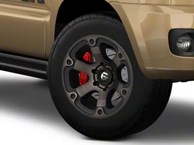 Fuel Wheels Beast Matte Black Machined with Dark Tint 6-Lug Wheel; 18x9; 1mm Offset (03-09 4Runner)
