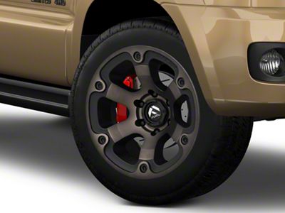 Fuel Wheels Beast Matte Black Machined with Dark Tint 6-Lug Wheel; 20x9; 20mm Offset (03-09 4Runner)