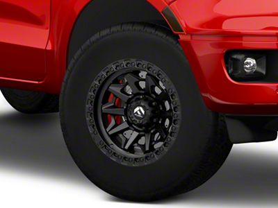 Fuel Wheels Covert Matte Black 6-Lug Wheel; 17x9; -12mm Offset (03-09 4Runner)