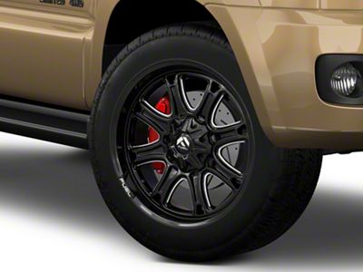 Fuel Wheels Darkstar Gloss Black Milled 6-Lug Wheel; 20x10; -18mm Offset (03-09 4Runner)