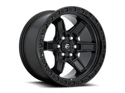 Fuel Wheels Kicker Matte Black 6-Lug Wheel; 17x9; -12mm Offset (03-09 4Runner)