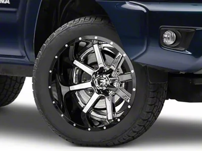 Fuel Wheels Maverick Chrome with Gloss Black Lip 6-Lug Wheel; 22x14; -70mm Offset (03-09 4Runner)