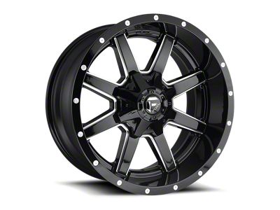 Fuel Wheels Maverick Gloss Black Milled 6-Lug Wheel; 17x9; -12mm Offset (03-09 4Runner)