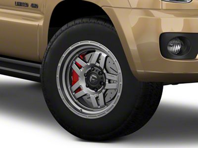 Fuel Wheels Oxide Matte Gunmetal 6-Lug Wheel; 17x8.5; 1mm Offset (03-09 4Runner)