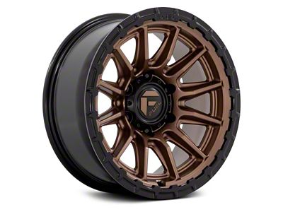 Fuel Wheels Piston Matte Bronze with Gloss Black Lip 6-Lug Wheel; 20x10; -18mm Offset (03-09 4Runner)