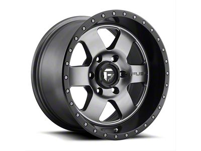 Fuel Wheels Podium Matte Gunmetal 6-Lug Wheel; 17x9; -12mm Offset (03-09 4Runner)