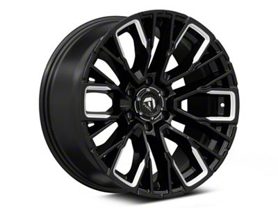 Fuel Wheels Rebar Gloss Black Milled 6-Lug Wheel; 20x9; 1mm Offset (03-09 4Runner)