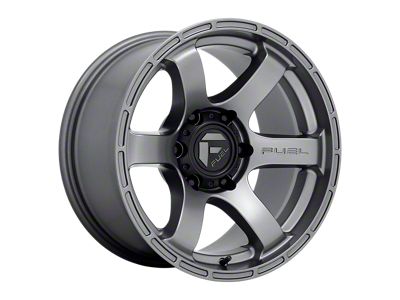 Fuel Wheels Rush Matte Gunmetal 6-Lug Wheel; 18x9; 1mm Offset (03-09 4Runner)