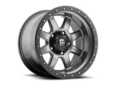 Fuel Wheels Trophy Anthracite with Black Ring 6-Lug Wheel; 17x8.5; 6mm Offset (03-09 4Runner)