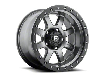 Fuel Wheels Trophy Anthracite with Black Ring 6-Lug Wheel; 20x9; 1mm Offset (03-09 4Runner)