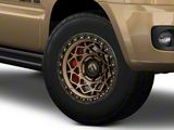 Fuel Wheels Unit Bronze with Matte Black Ring 6-Lug Wheel; 17x9; 1mm Offset (03-09 4Runner)