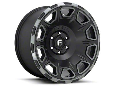 Fuel Wheels Vengeance Matte Black Double Dark Tint 6-Lug Wheel; 17x9; -12mm Offset (03-09 4Runner)