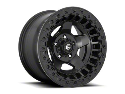 Fuel Wheels Warp Beadlock Matte Black 6-Lug Wheel; 17x9; -15mm Offset (03-09 4Runner)