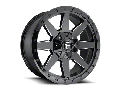 Fuel Wheels Wildcat Gloss Black Milled 6-Lug Wheel; 20x9; 1mm Offset (03-09 4Runner)