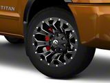 Fuel Wheels Assault Satin Black Milled 6-Lug Wheel; 20x10; -22mm Offset (04-15 Titan)