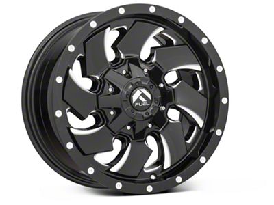 Fuel Wheels Cleaver Gloss Black Milled 6-Lug Wheel; 18x9; 1mm Offset (04-15 Titan)