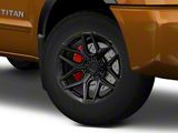 Fuel Wheels Flux Blackout 6-Lug Wheel; 18x9; 30mm Offset (04-15 Titan)