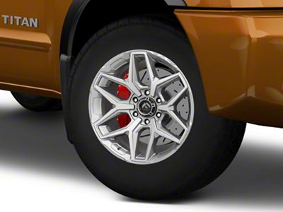 Fuel Wheels Flux Platinum 6-Lug Wheel; 18x9; 20mm Offset (04-15 Titan)
