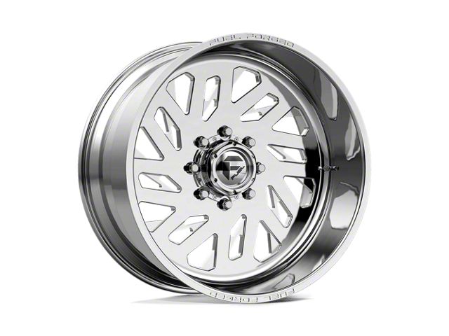 25mm Offset Rims Fuel Wheels Titan Fortazella Polished 6-Lug Wheel; Right Directional ...