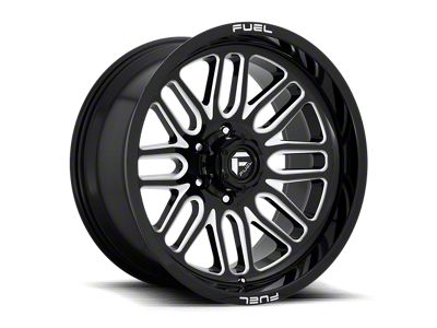 Fuel Wheels Ignite Gloss Black Milled 6-Lug Wheel; 20x9; 19mm Offset (04-15 Titan)