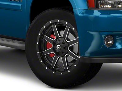Fuel Wheels Maverick Gloss Black Milled 6-Lug Wheel; 20x9; 20mm Offset (04-15 Titan)