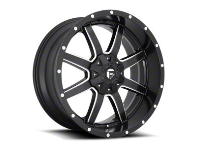 Fuel Wheels Maverick Matte Black Milled 6-Lug Wheel; 20x9; 19mm Offset (04-15 Titan)