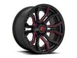 Fuel Wheels Rage Gloss Black Red Tinted 6-Lug Wheel; 20x9; 1mm Offset (04-15 Titan)